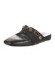 Balenciaga Leather Studded Accents Mules