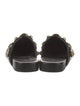 Balenciaga Leather Studded Accents Mules