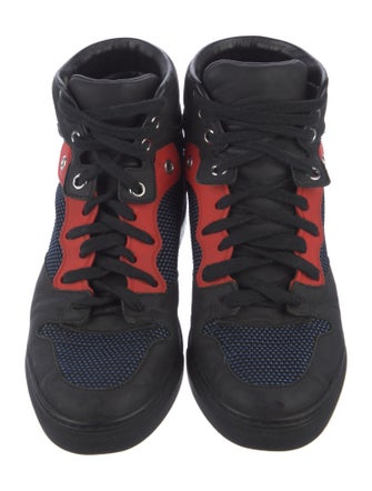 Balenciaga Leather Wedge Sneakers