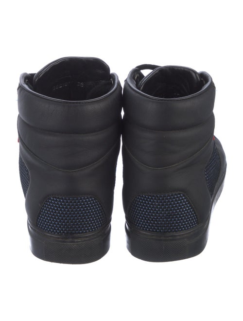 Balenciaga Leather Wedge Sneakers