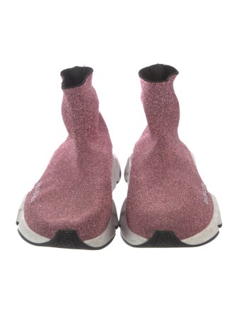 Balenciaga Speed Trainer 'Glitter' Sock Sneakers