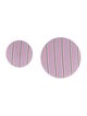 Balenciaga Striped Poplin Earring Set of Three