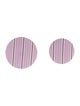 Balenciaga Striped Poplin Earring Set of Three