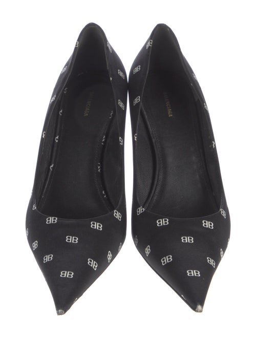 Balenciaga Satin Printed Pumps