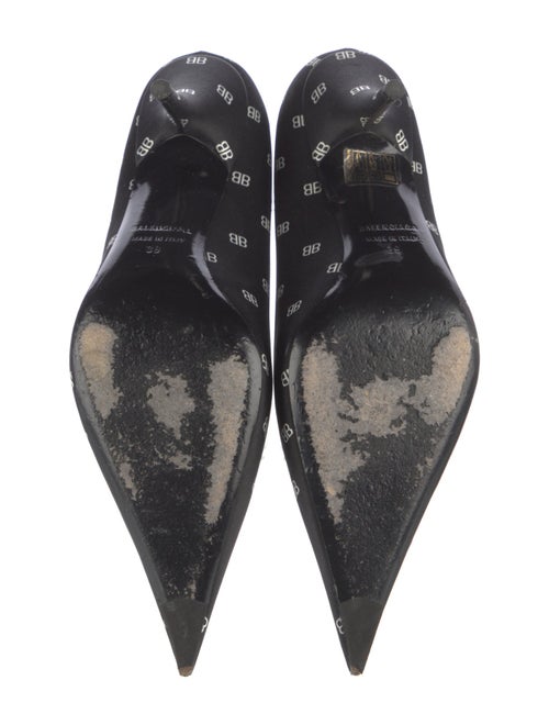 Balenciaga Satin Printed Pumps