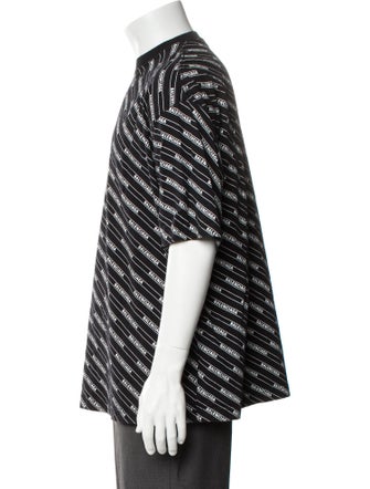 Balenciaga 2018-2019 Signature Logo T-Shirt