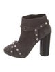 Balenciaga Suede Studded Accents Boots