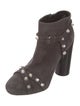 Balenciaga Suede Studded Accents Boots