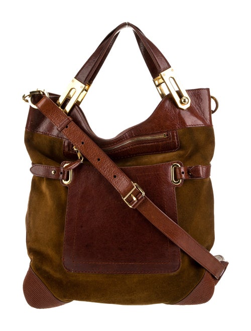 Balenciaga Suede Messenger Bag