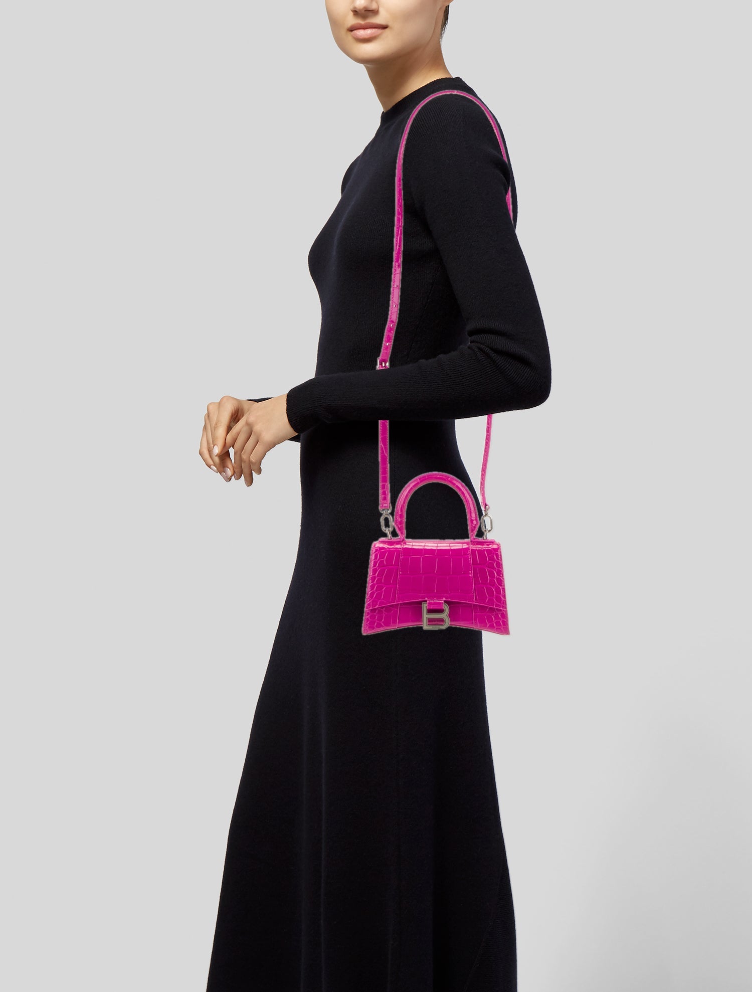 Balenciaga Embossed Leather Hourglass 2022