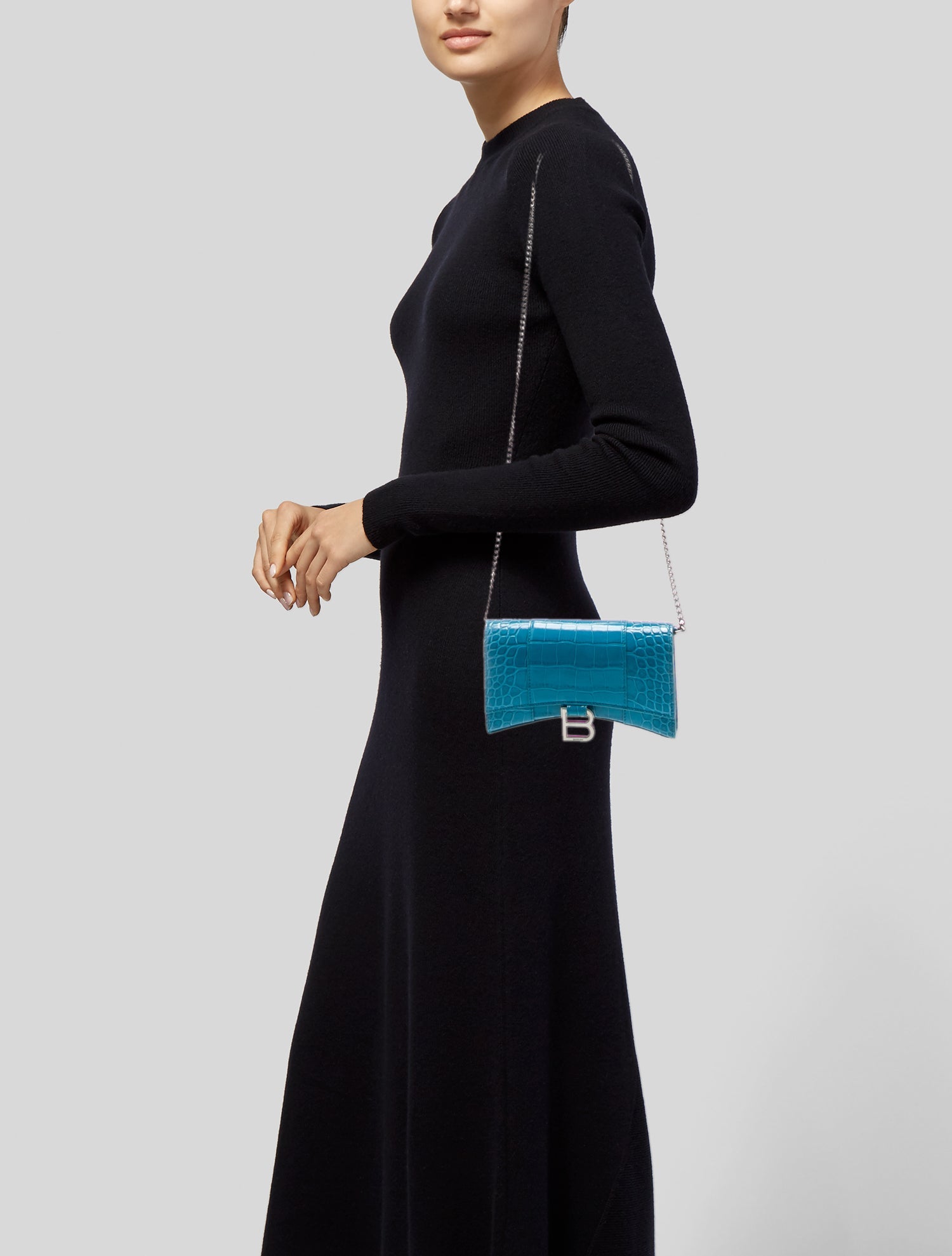 Balenciaga Leather Clutch