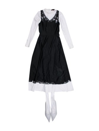 Balenciaga 2022 Lace Pattern Romper