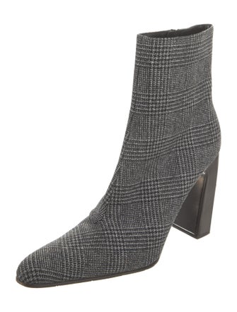 Balenciaga Houndstooth Print Sock Boots