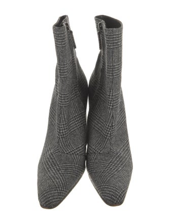 Balenciaga Houndstooth Print Sock Boots
