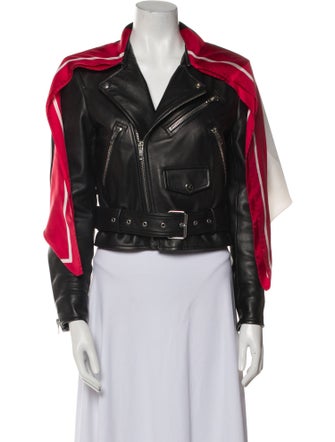 Balenciaga 2018 Leather Biker Jacket