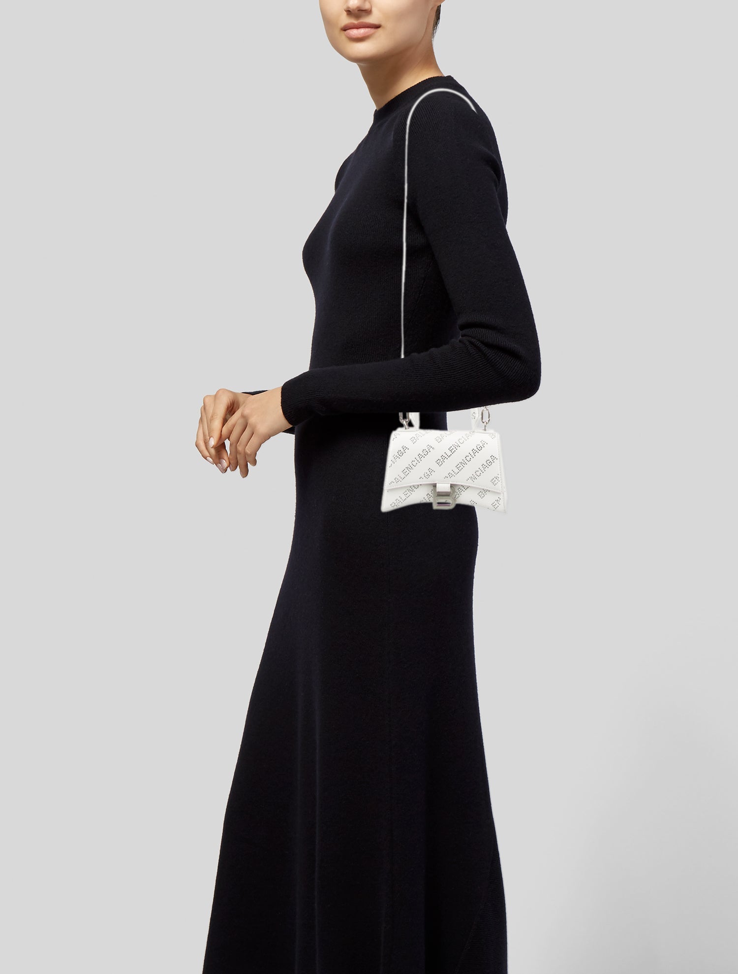 Balenciaga Leather Top Handle Bag 2023