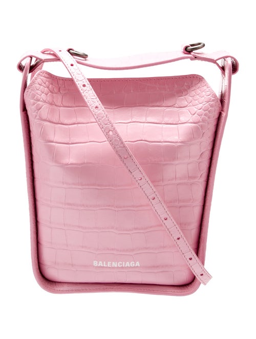 Balenciaga Embossed Leather Top Handle Bag North South 2022