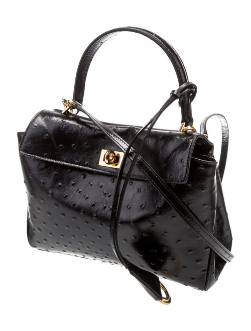 Balenciaga Embossed Leather Top Handle Bag Mini 2024