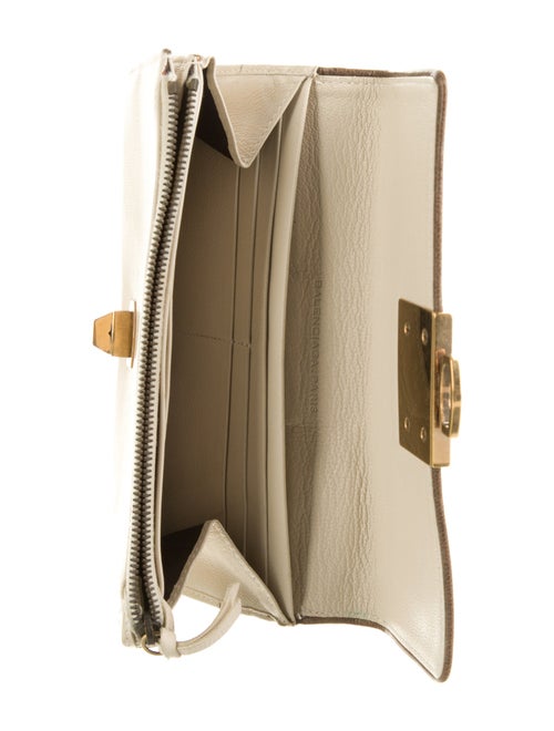 Balenciaga Leather Printed Wallet