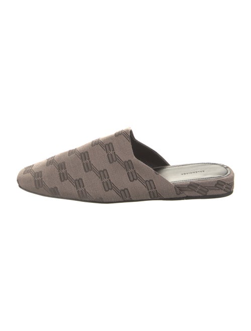 Balenciaga Monogram Pattern Jacquard Mules