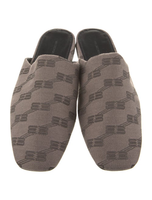 Balenciaga Monogram Pattern Jacquard Mules