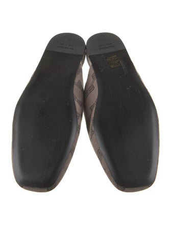 Balenciaga Monogram Pattern Jacquard Mules