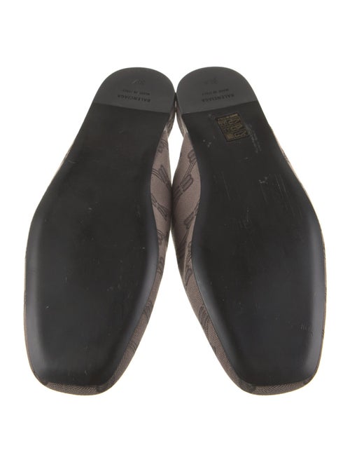 Balenciaga Monogram Pattern Jacquard Mules