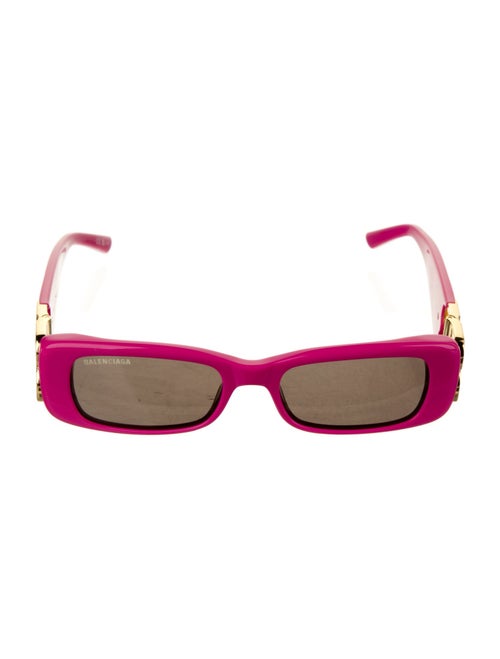 Balenciaga Square Tinted Sunglasses