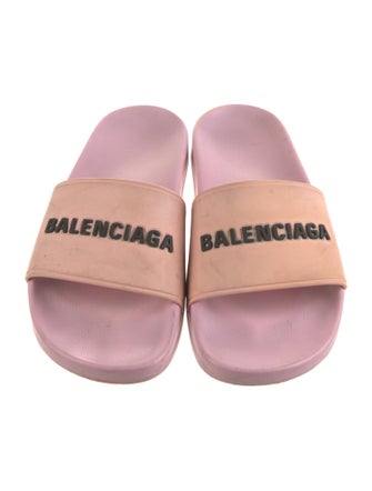 Balenciaga Rubber Printed Slides