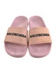 Balenciaga Rubber Printed Slides