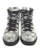 Balenciaga Leather Tie-Dye Print Sneakers