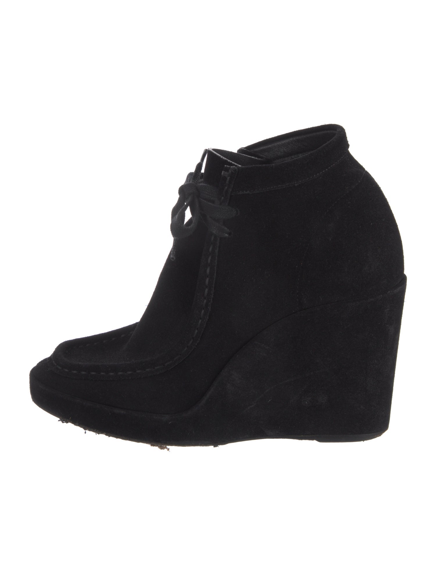 Balenciaga Suede Lace-Up Boots