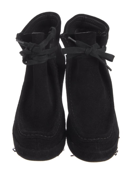 Balenciaga Suede Lace-Up Boots