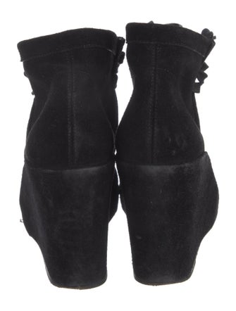 Balenciaga Suede Lace-Up Boots