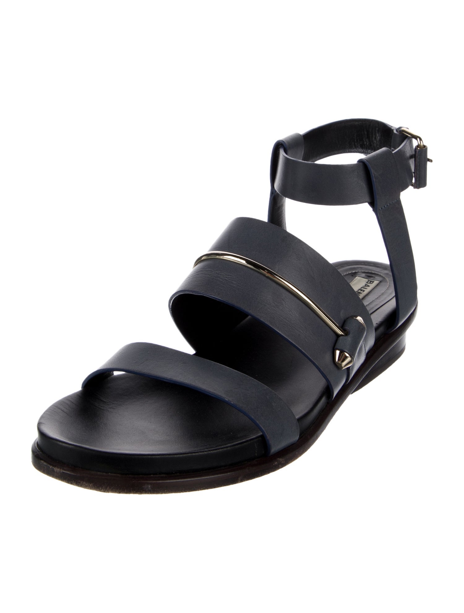 Balenciaga Leather Gladiator Sandals