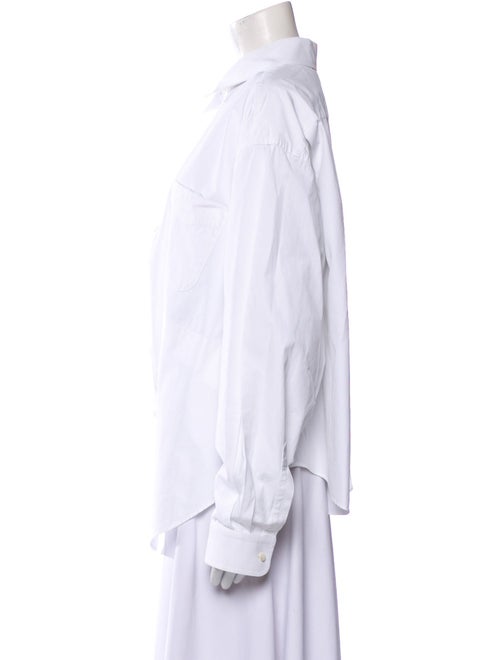Balenciaga 2019 Long Sleeve Button-Up Top