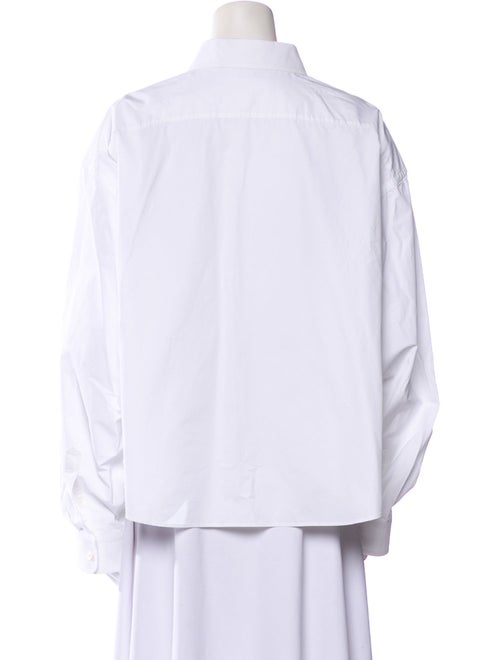 Balenciaga 2019 Long Sleeve Button-Up Top