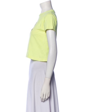 Balenciaga 2019 Graphic Print Crop Top