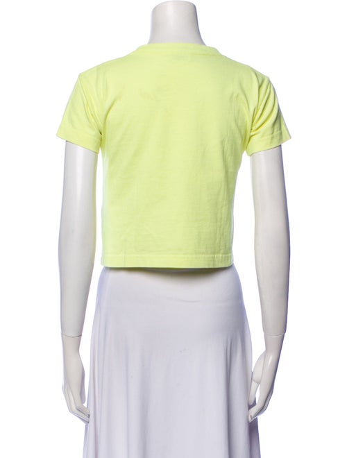 Balenciaga 2019 Graphic Print Crop Top