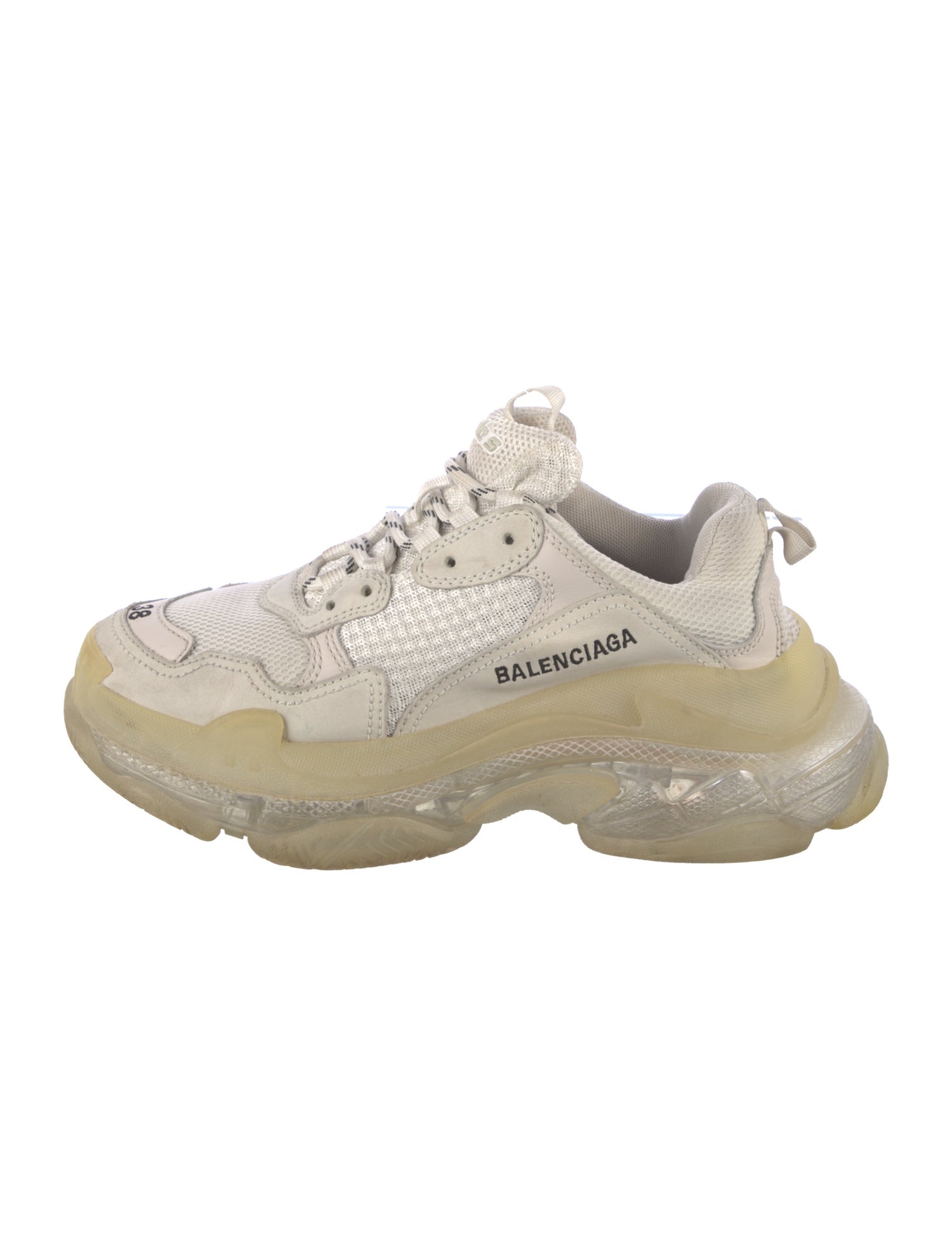 Balenciaga Triple S 'Clear Sole' Chunky Sneakers