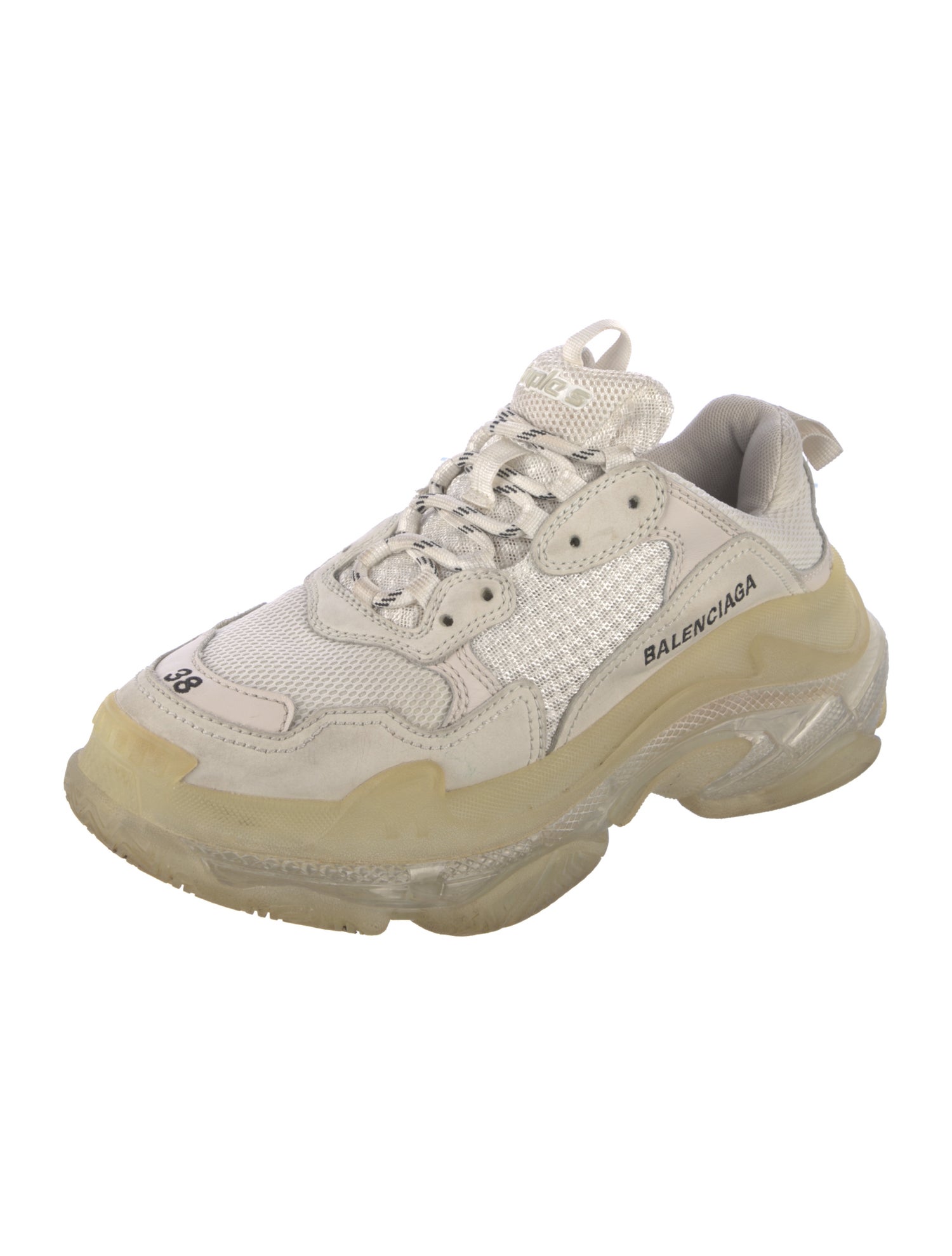 Balenciaga Triple S 'Clear Sole' Chunky Sneakers