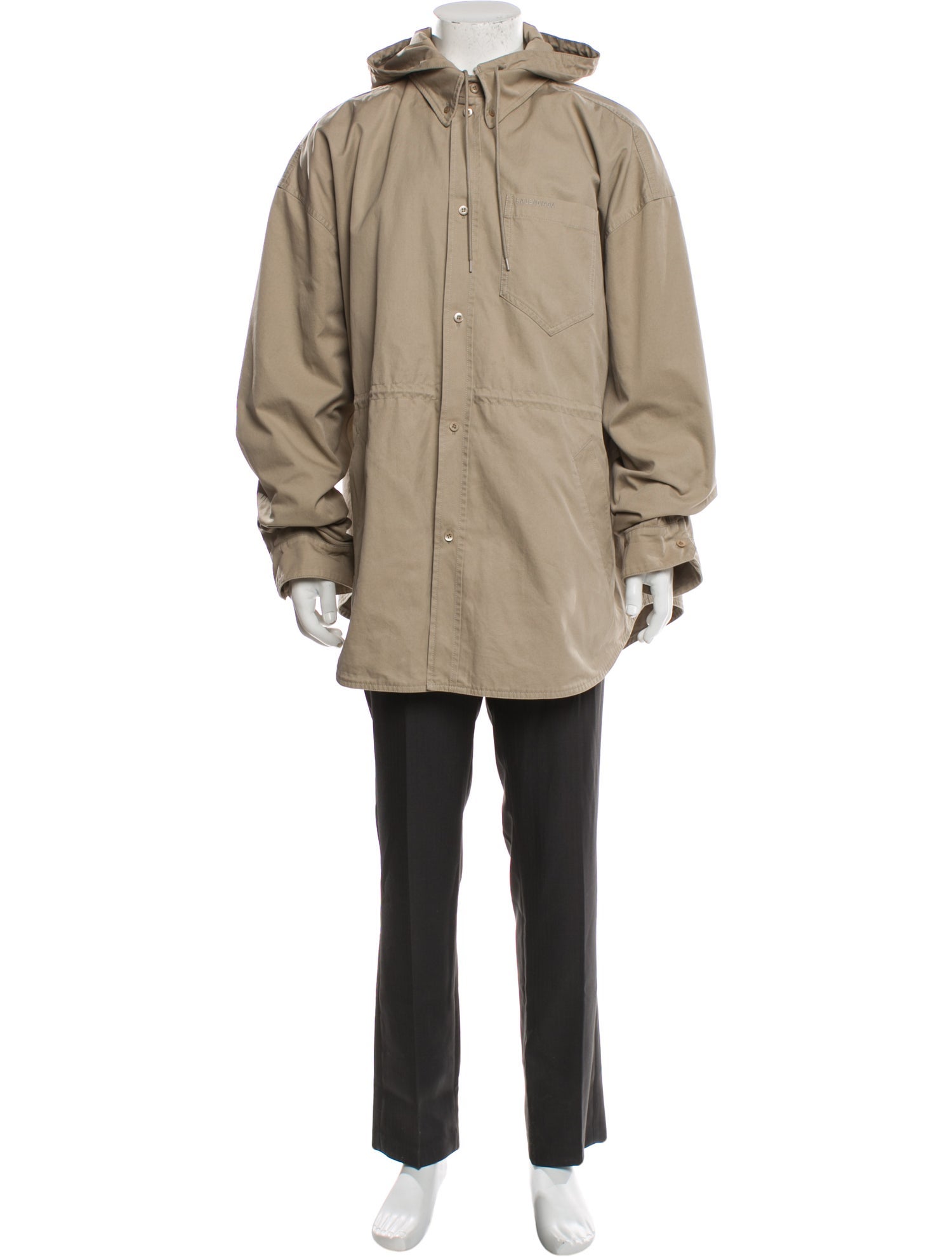 澪*様 balenciaga military parka XL Balenciaga Off shoulder Camouflage print Military Parka | Garmentory
