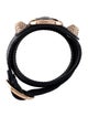Balenciaga Leather Giant Wrap Bracelet