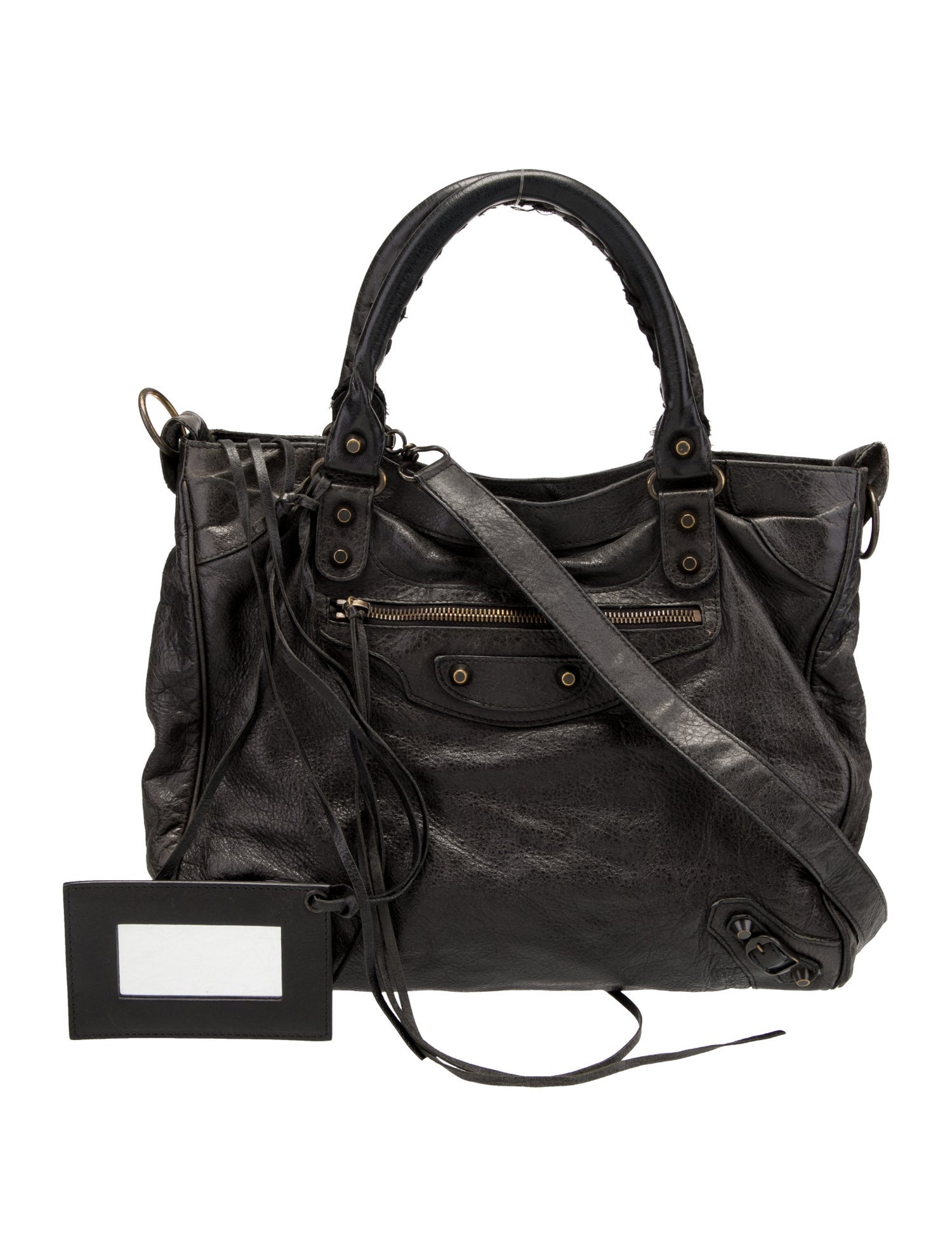 Balenciaga Leather Motocross Classic City