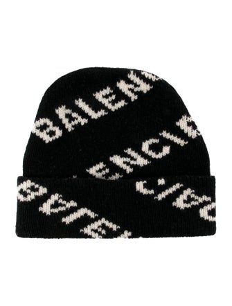 Balenciaga Logo Knit Beanie