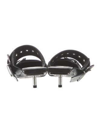 Balenciaga Leather Printed Mules