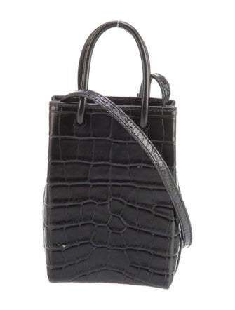 Balenciaga Leather Bucket Bag