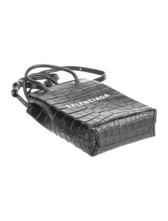 Balenciaga Leather Bucket Bag