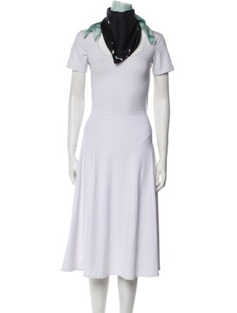 Balenciaga Silk Printed Scarf