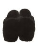 Balenciaga Teddy Faux Fur Slides